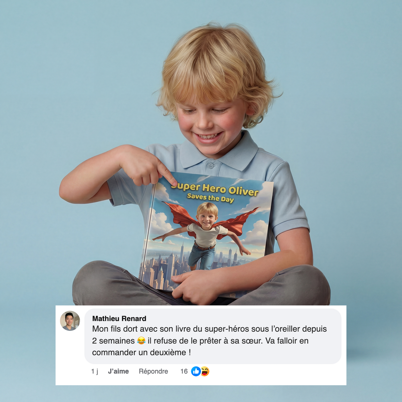 Le super-héros sauve la journée