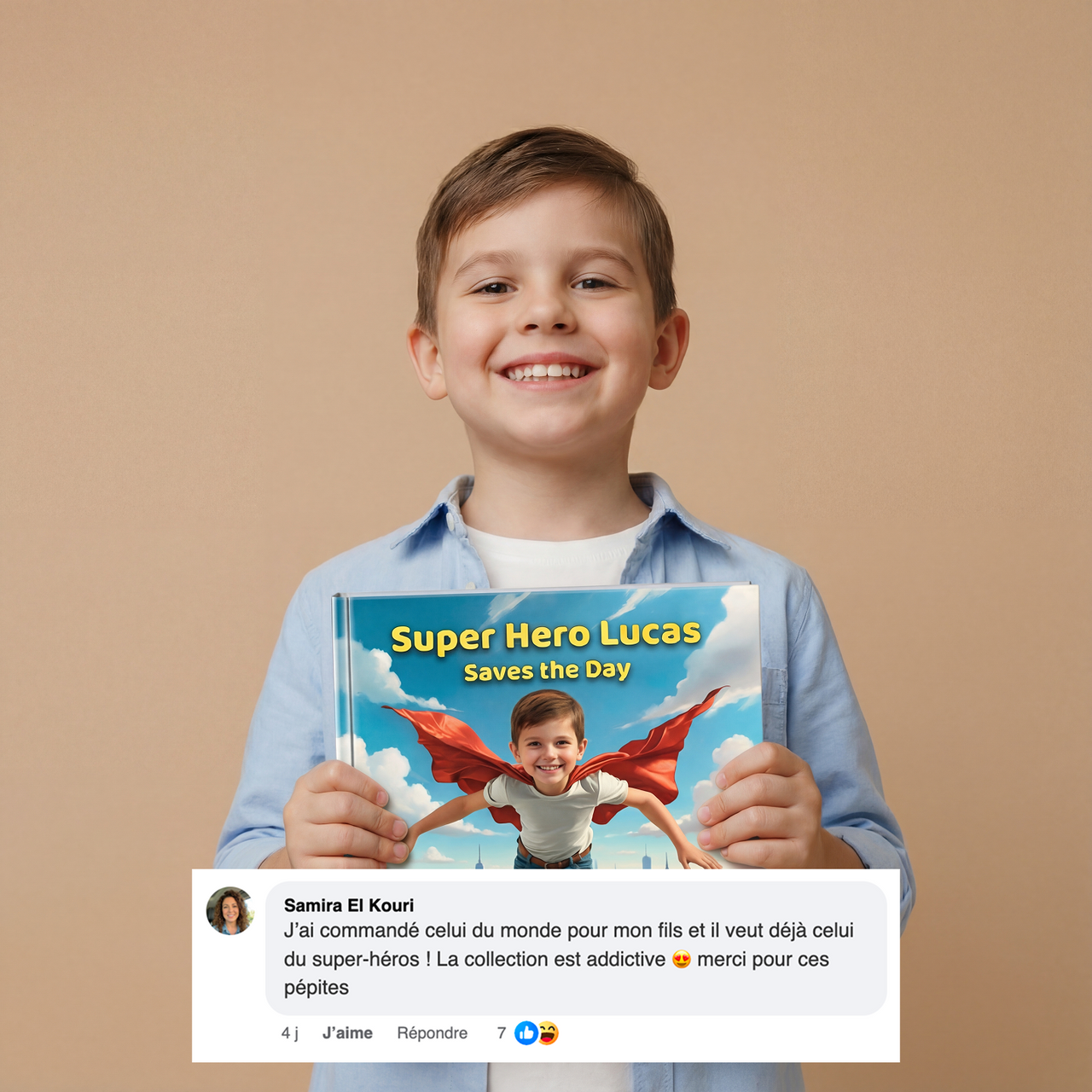 Le super-héros sauve la journée